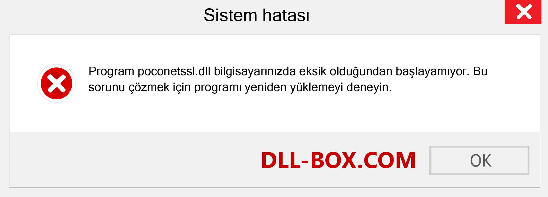 poconetssl.dll dosyası eksik mi? Windows 7, 8, 10 için İndirin - Windows'ta poconetssl dll Eksik Hatasını Düzeltin, fotoğraflar, resimler